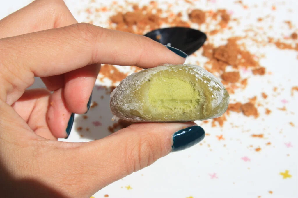 Mochi glacé au thé matcha