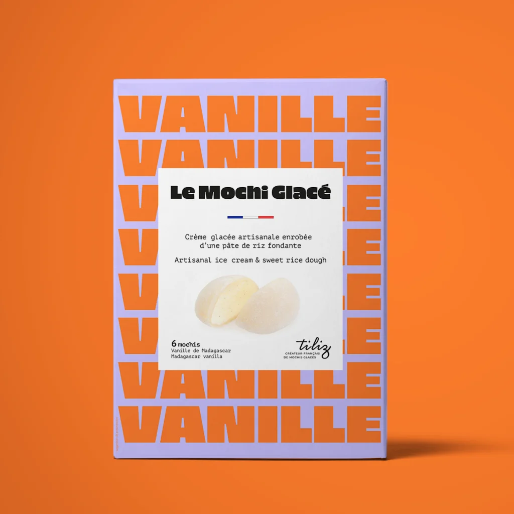 French supplier of ice-cream mochi vanilla