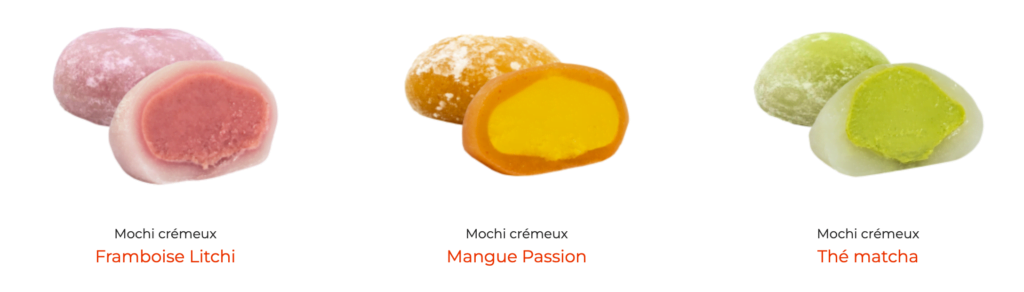 Fresh mochi : creamy mochis